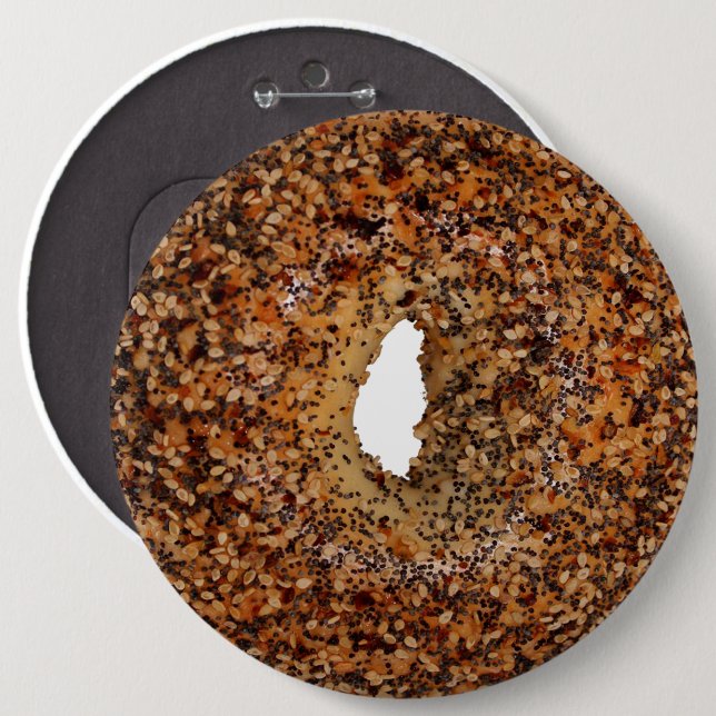 Everything Bagel Button (Front & Back)