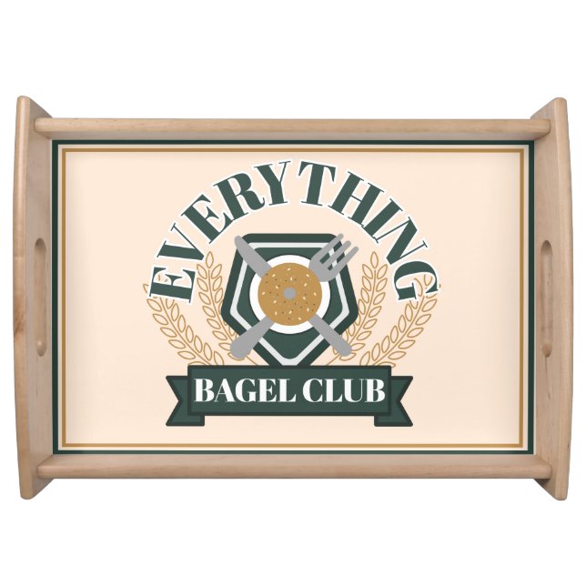 Everything Bagel Club Serving Tray (Front)