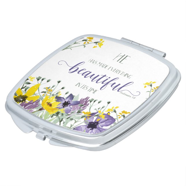 Everything Beautiful - Ecc 3:11 Vanity Mirror (Turned)