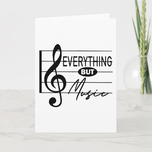 EVERYTHING BUT MUSIC CARD (Front)
