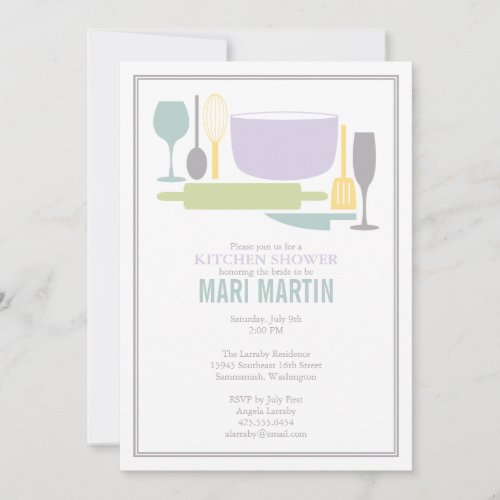Everything But the Sink Bridal Shower Invitation