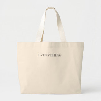 "Everything" Canvas Tote Bag – Minimalist Reusable
