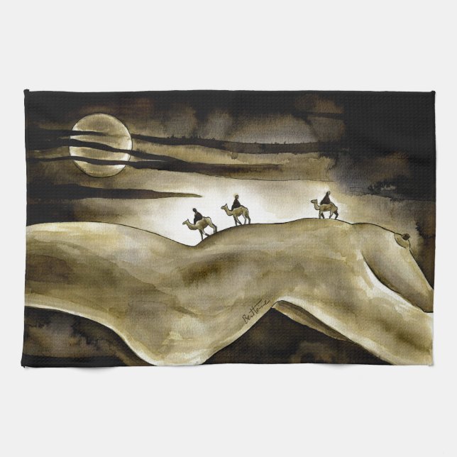 Everything Carries Me To You Kitchen Towel (Horizontal)