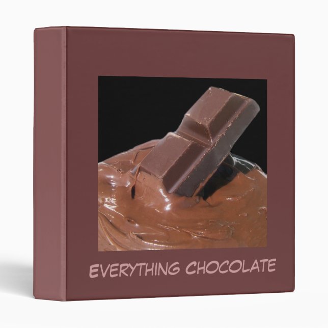 Everything Chocolate Binder (Front/Spine)