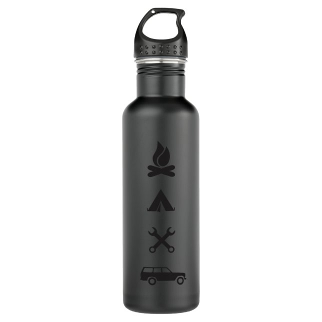 Everything FJ60 Stainless Steel Water Bottle (Front)