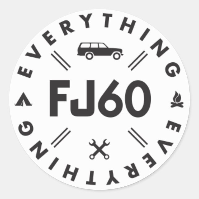 Everything FJ60 Sticker (Front)