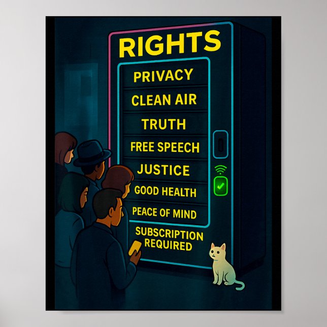 Everything For A Price Funny Satire Gift  Poster (Front)