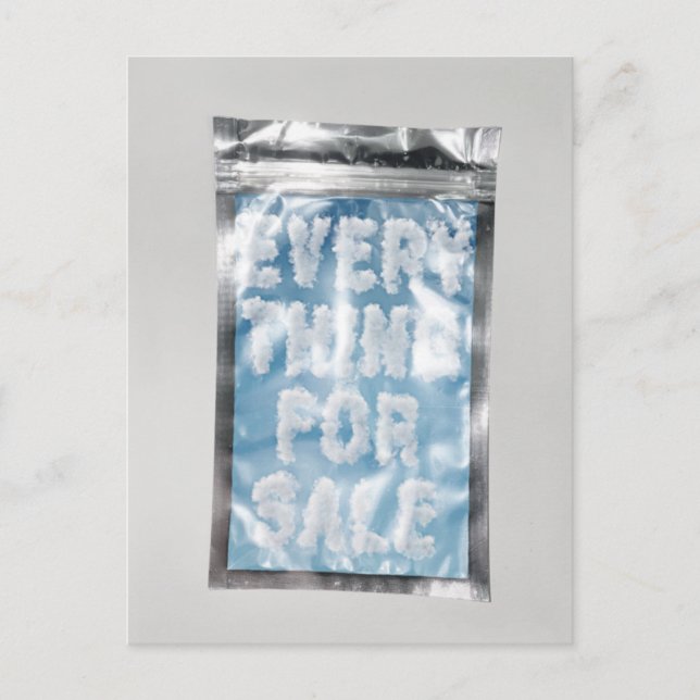 Everything For Sale  Postcard (Front)