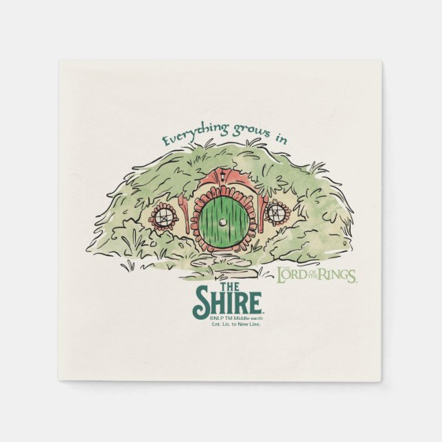 Everything Grows in THE SHIRE™ Napkins (Front)