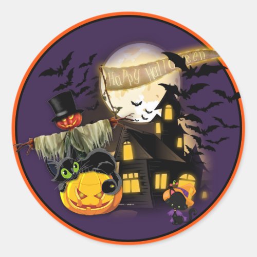 Everything Halloween Stickers Set of 20 Round