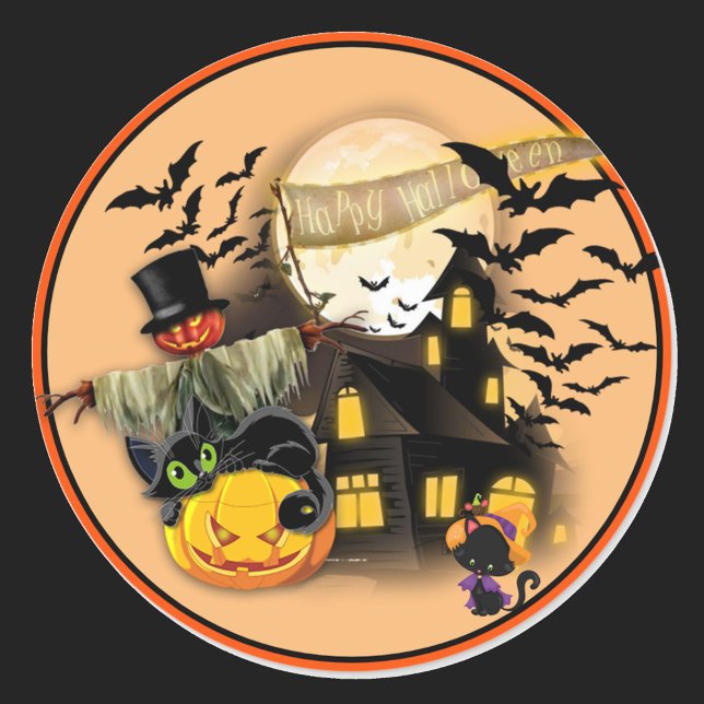 Everything Halloween Stickers Set of 20 Round (Creator Uploaded)