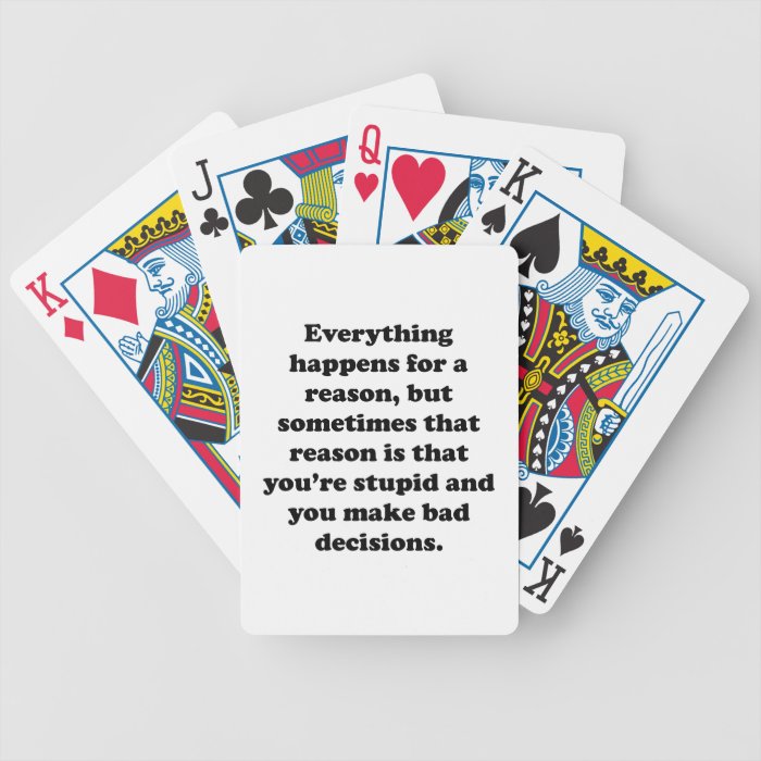 Everything Happens For A Reason Card Deck