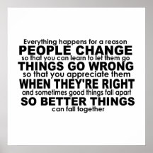 Everything Happens for a Reason Inspirational