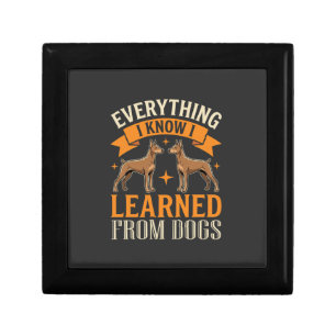 Everything I Know I Learned From Dogs Gift Box