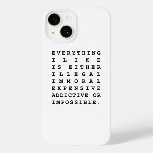 Everything I Like Case_Mate iPhone 14 Case