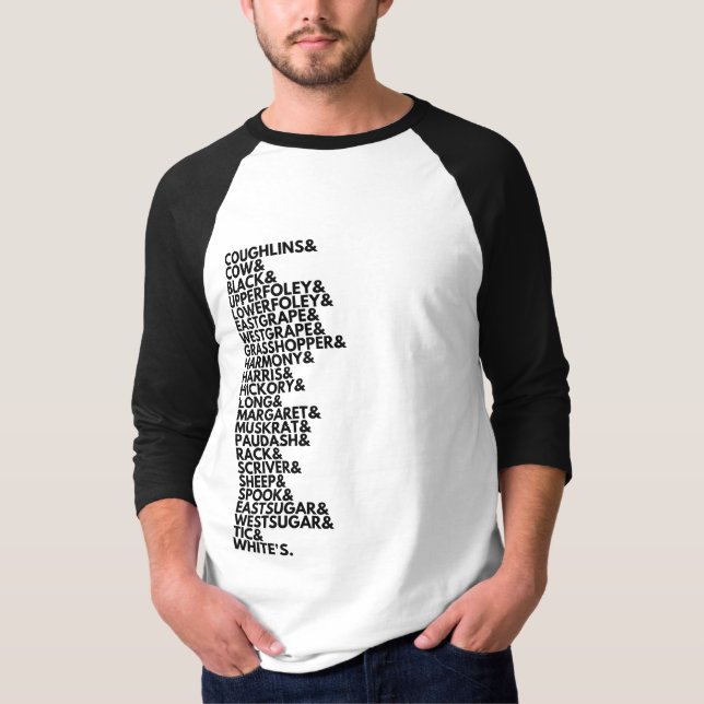 Everything Inside Rice Lake! T-Shirt (Front)