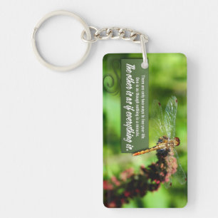 "Everything is a miracle" Inspirational Quote Keychain
