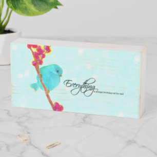 Everything is always working out for me! wooden box sign