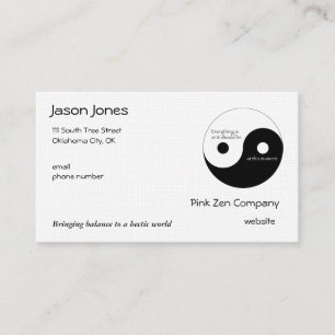 Everything Is As It Should Be Business Card