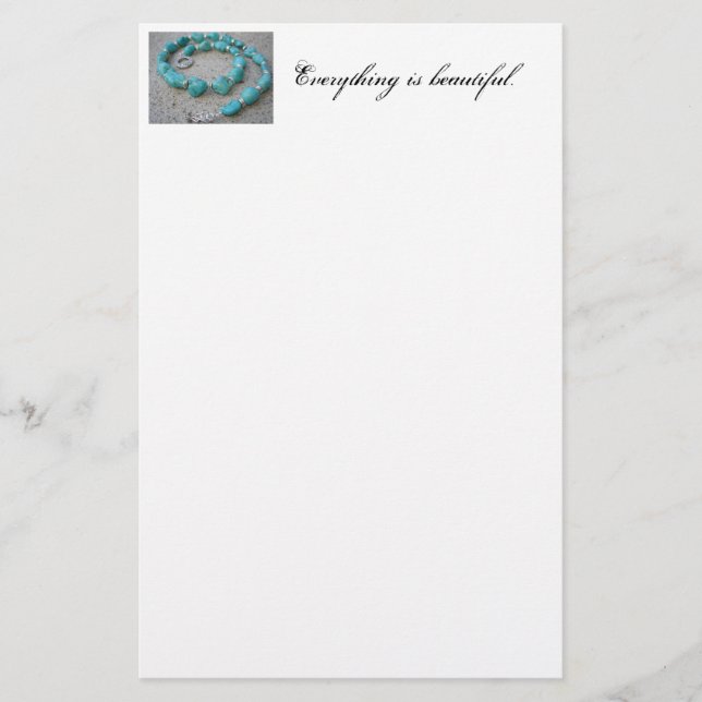 Everything is Beautiful stationery notes (Front)