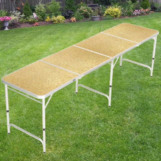 Everything is Better with Gold Glitter Beer Pong Table (Creator Uploaded)