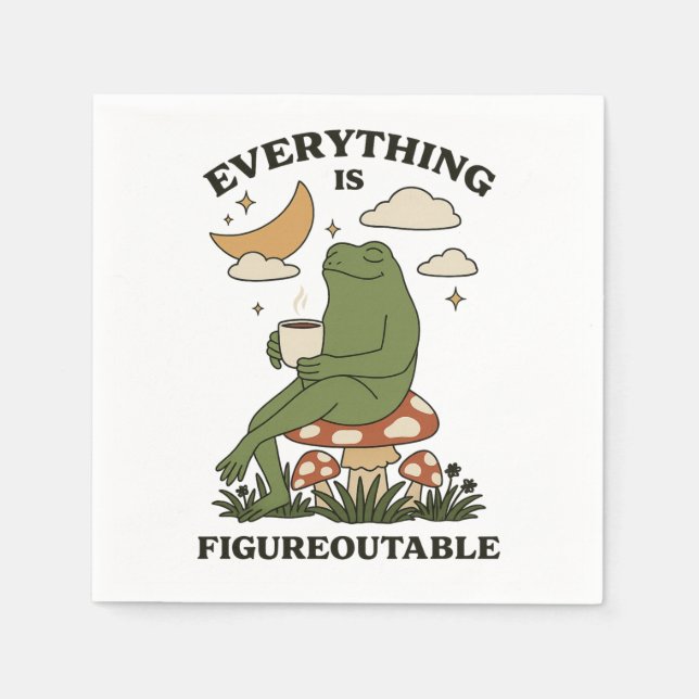 Everything is Figureoutable Napkins (Front)