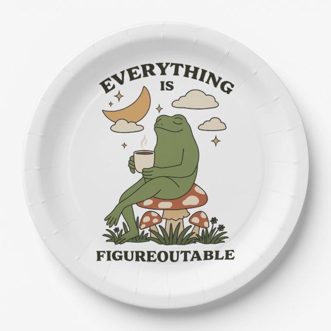 Everything is Figureoutable Paper Plates (Front)