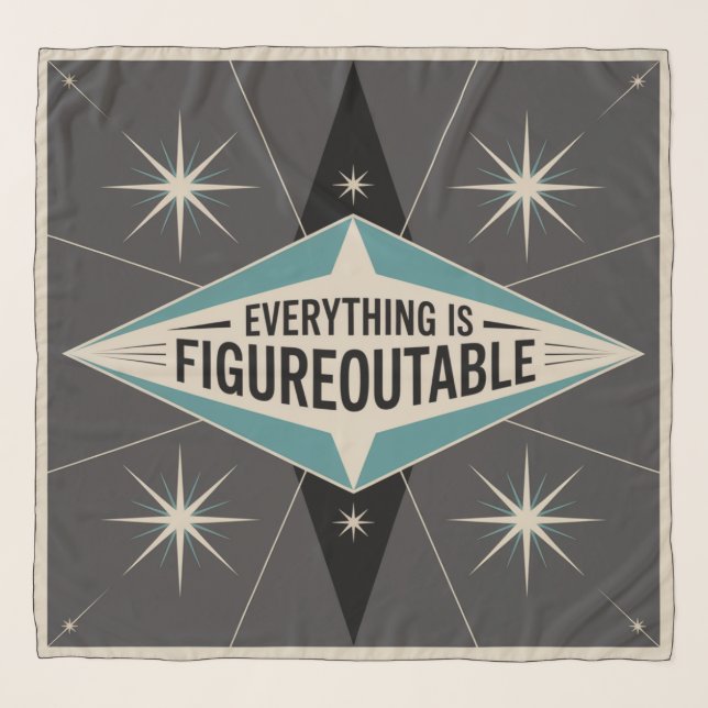 Everything Is Figureoutable Scarf (Front)