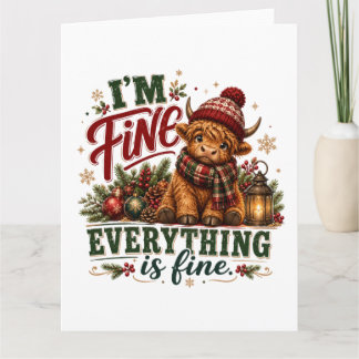 Everything Is Fine Card