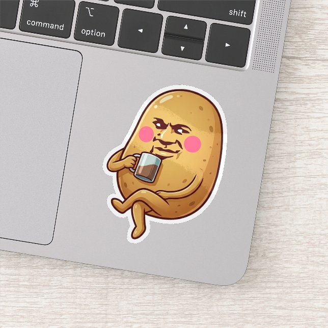 Everything Is Fine-ish Potato Sticker (Detail)