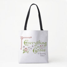 Everything is Grace St. Therese Tote no Logo