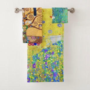 Everything is Gustav Klimt Bath Towel Set