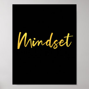 Everything Is Mindset Inspirational Mind Motivatio Poster