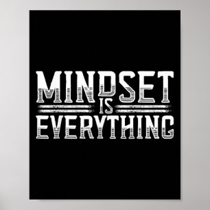Everything Is Mindset Inspirational Mind Motivatio Poster