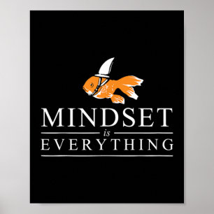 Everything Is Mindset Motivational Inspiration Sha Poster