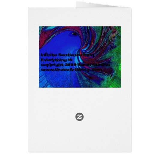 Everything IS: page 11, Infinite Sentience (Back)