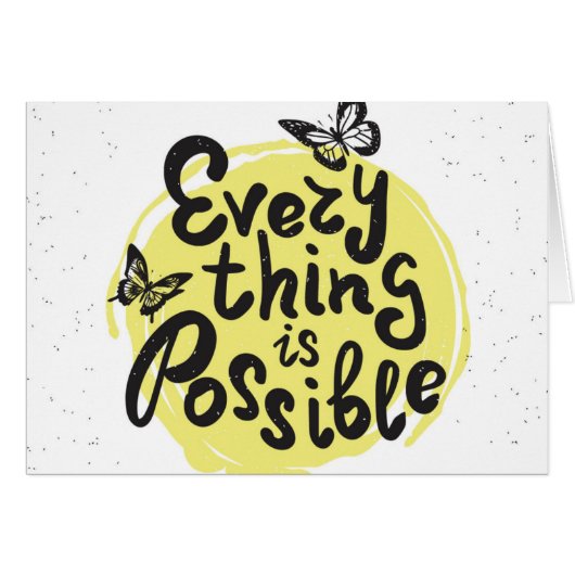 Everything Is Possible Cards (Front Horizontal)