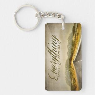 "Everything is possible" Motivation Affirmation Keychain