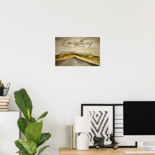 "Everything is possible" Motivation Affirmation Poster