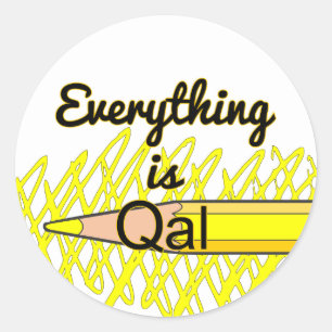Everything is Quaternary Alluvium- Funny Geology Classic Round Sticker