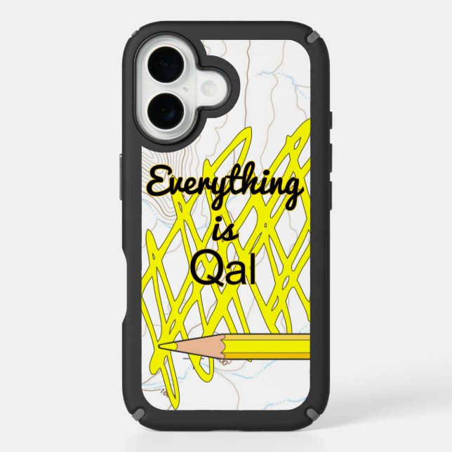 Everything is Quaternary Alluvium Speck iPhone Case (Front)