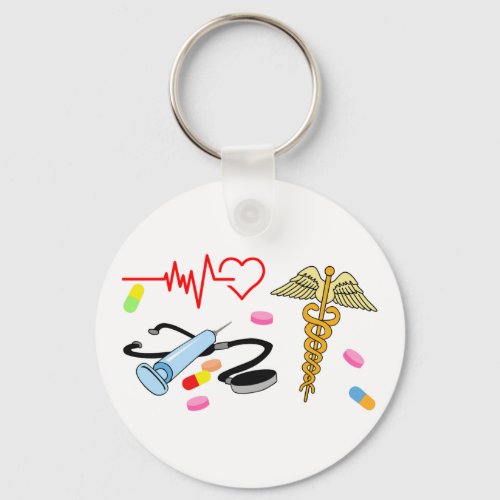 Everything medical keychain