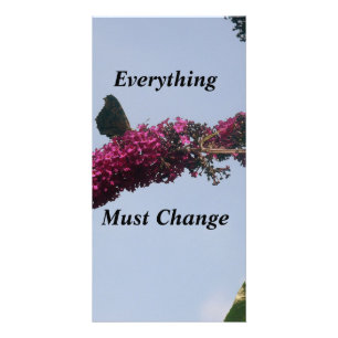Everything Must Change Butterfly Card