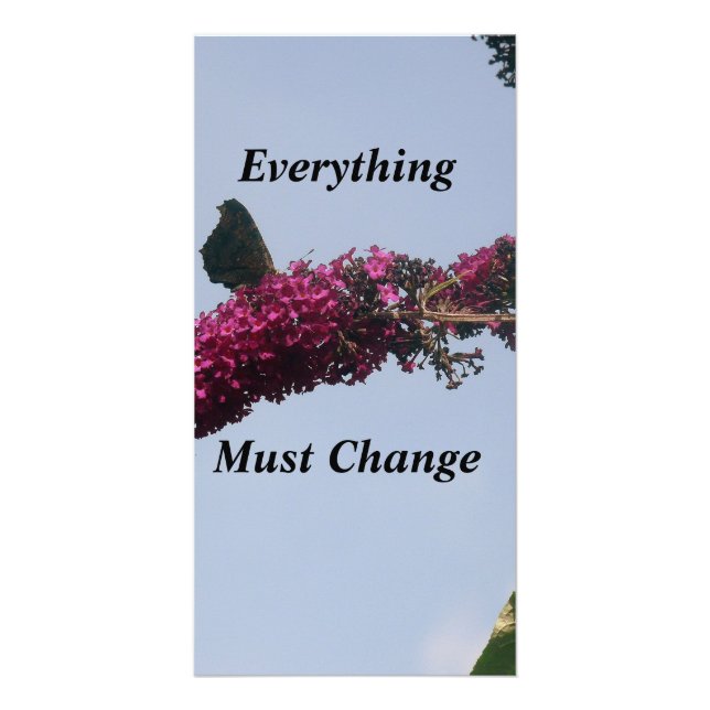 Everything Must Change Butterfly Card (Front)