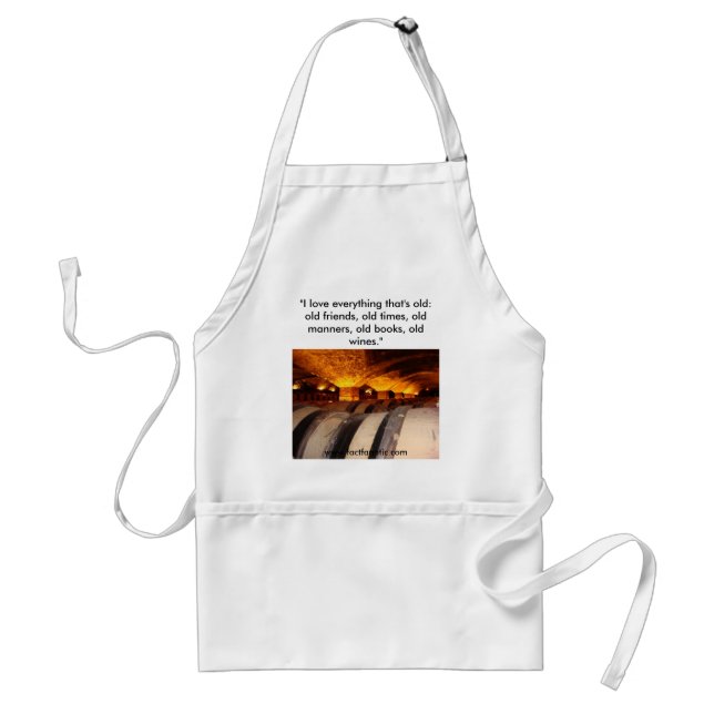 Everything old adult apron (Front)