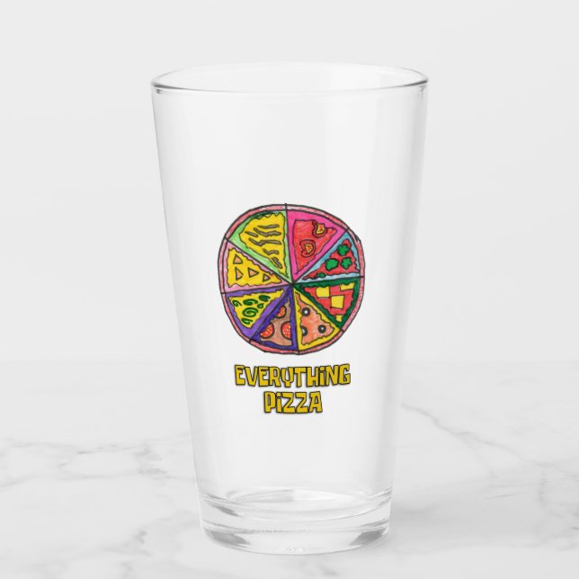 Everything Pizza Art Work by Kareem Glass (Front)