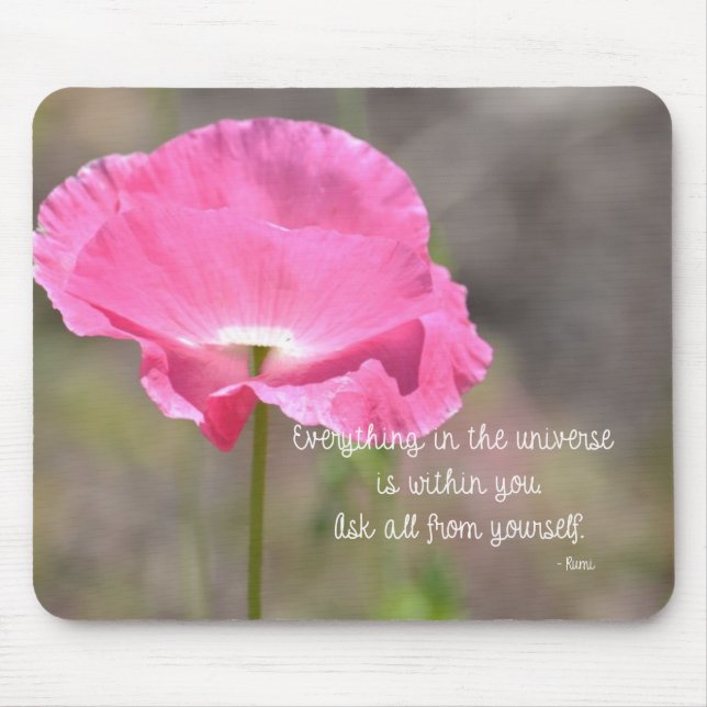 Everything Poppy Mouse Pad (Front)