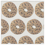 Everything Poppy Sesame Seed Bagel Breakfast Food Fabric