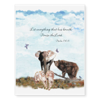 Everything Praise Temporary Tattoo