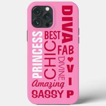 “everything Princess…” Iphone 13 Pro Max Case by LadyDenise at Zazzle